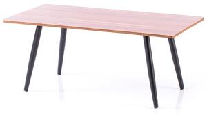Konferenčný stôl s doskou v dekore orech PYXE 110x55 cm