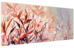 Obraz - Maľba pastelová jeseň (120x50 cm)