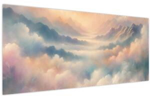 Obraz - Oblaky (120x50 cm)