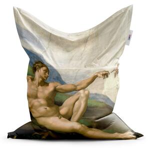 Sablio Sedací vak Stvorenie Adama - Michelangelo Buonarroti - 150x100 cm
