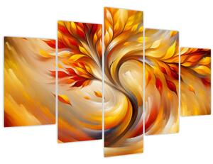 Obraz - Jesenný strom (150x105 cm)