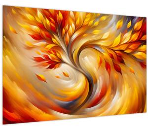 Obraz - Jesenný strom (90x60 cm)