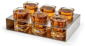Leopold Vienna poháre na panáky s táckou 50 ml 6 ks