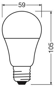 LED žiarovka CLASSIC A60 E27/8W/230V 4000K - Ledvance
