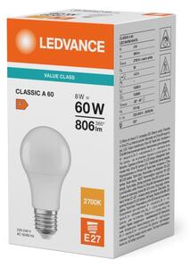 LED žiarovka CLASSIC A60 E27/8W/230V 2700K - Ledvance