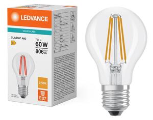 LED žiarovka CLASSIC FILAMENT A60 E27/7W/230V 2700K - Ledvance