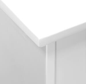 VASAGLE Kúpeľňová skrinka - biela - 30x30x82 cm