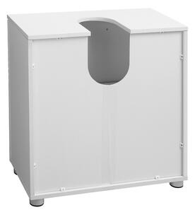VASAGLE Kúpeľňová skrinka - biela matná - 60x30x63 cm