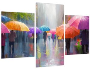 Obraz - Daždivý deň (90x60 cm)