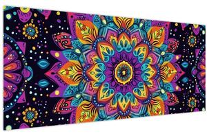 Obraz - Kaleidoskopická mandala (120x50 cm)