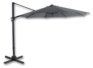 Slnečník Borneo Ø 350cm šedý