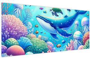 Obraz – Podvodný svet (120x50 cm)