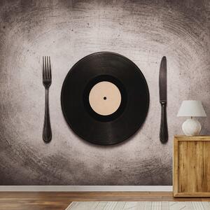 Fototapeta vinylový tanier s príborom
