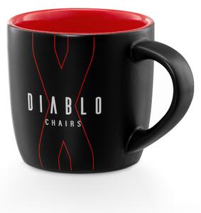 Hrnček Diablo Chairs, čierno-červená