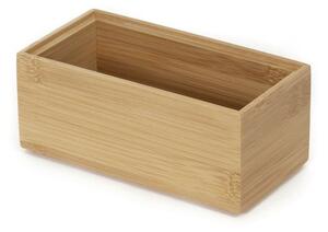 Organizér Compactor Bamboo Box, 15 x 7,5 x 6,5 cm, prírodné drevo