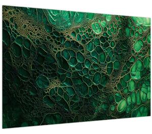Obraz - Zelený mikroskopický záber (90x60 cm)