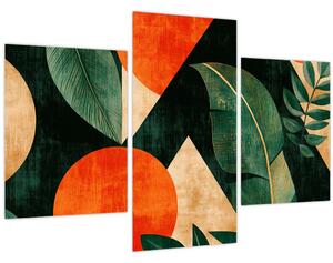 Obraz - Geometrické prírodné motívy II. (90x60 cm)