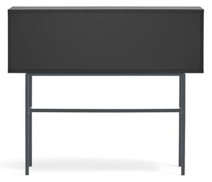 Čierno-antracitový konzolový stolík 35x110 cm Nube – Teulat