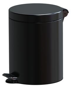 Nášľapný odpadkový kôš, 5 l, čierna