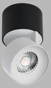 LED2 11508231 KLIP ON stropné bodové povrchové svietidlo LED D77mm 11W/770lm 2700K čierna, biela