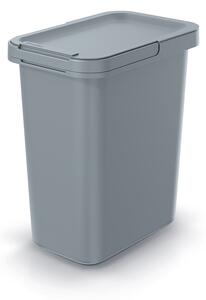 Závesný odpadkový kôš, 12 l, sivá
