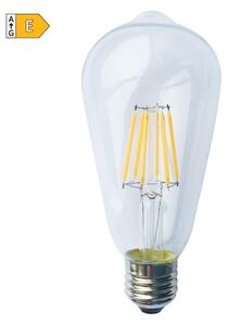 Diolamp LED Filament žiarovka číra ST64 10W/230V/E27/4000K/1260Lm/360°