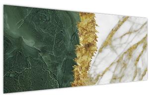 Obraz - Zelený mramor N⁰1 (120x50 cm)
