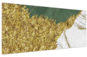 Obraz - Zelený mramor N⁰2 (120x50 cm)