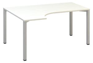 Ergonomický stôl ProOffice B 180 x 120/80 cm, ľavý, biela