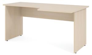 Ergonomický stôl Impress 160 x 90 cm, pravý, javor