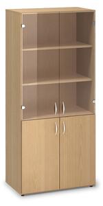 Vysoká skriňa ProOffice 80 x 47 x 178 cm, buk