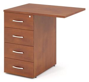 Kontajner Impress 4-zásuvkový - k stolu Impress (76 cm), javor