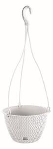 Prosperplast Kvetináč závesný SPLOFY ROUND W biely 27cm