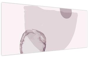 Obraz - Fialový minimalizmus N⁰2 (120x50 cm)