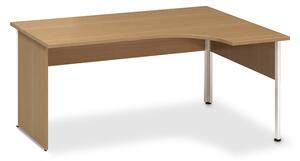 Ergonomický stôl ProOffice A 180 x 120/80 cm, pravý, buk