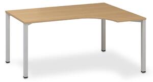 Ergonomický stôl ProOffice B 180 x 120/80 cm, pravý, buk