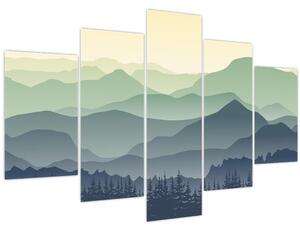 Obraz - Forest Mountain (150x105 cm)