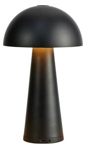 Čierna LED stolová lampa (výška 26,5 cm) Fungi – Markslöjd