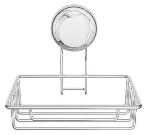 Samodržiaca oceľová nádobka na mydlo v striebornej farbe Bestlock Bath – Compactor