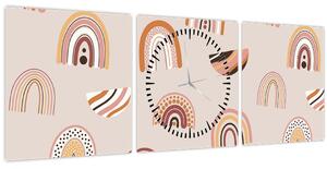 Obraz - Dream creations N⁰1 (s hodinami) (90x30 cm)