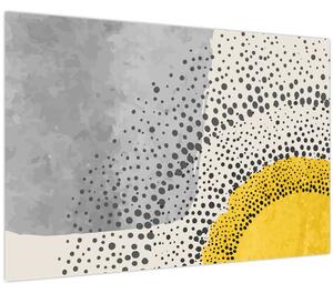 Obraz - Abstraktná maľba pláže N⁰3 (90x60 cm)