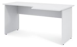 Ergonomický stôl Impress 160 x 90 cm, pravý, biela