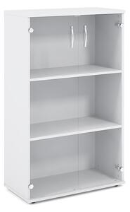 Stredná skriňa Impress 74 x 37 x 119,6 cm, biela