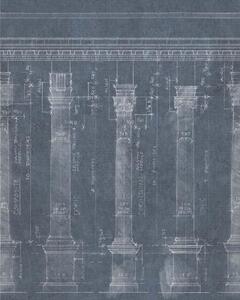 MINDTHEGAP Colonnade Blue - tapeta