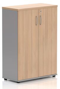 Stredná skriňa Visio LUX 80 x 38,5 x 113 cm, dub