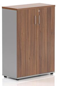 Stredná skriňa Visio LUX 80 x 38,5 x 113 cm, orech