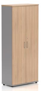 Vysoká široká šatníková skriňa Visio LUX 80 x 38,5 x 183,5 cm, dub