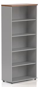 Vysoká skriňa Visio LUX 80 x 38,5 x 183,5 cm, orech