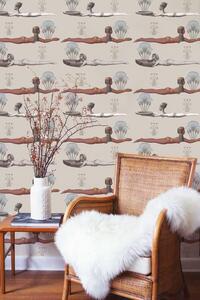 MINDTHEGAP Egyptum Taupe - tapeta