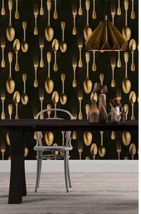 MINDTHEGAP Cutlery Brass - tapeta